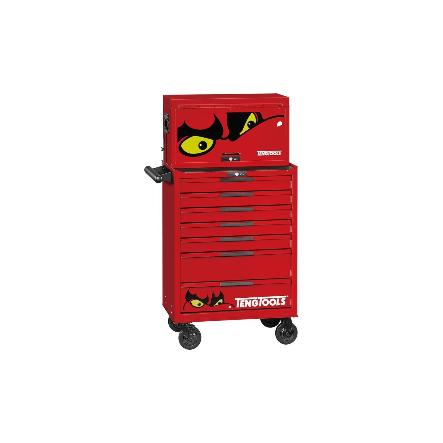 26" PRO35™ stablet verktøysett FOAM 418 deler rød TKS26R418F