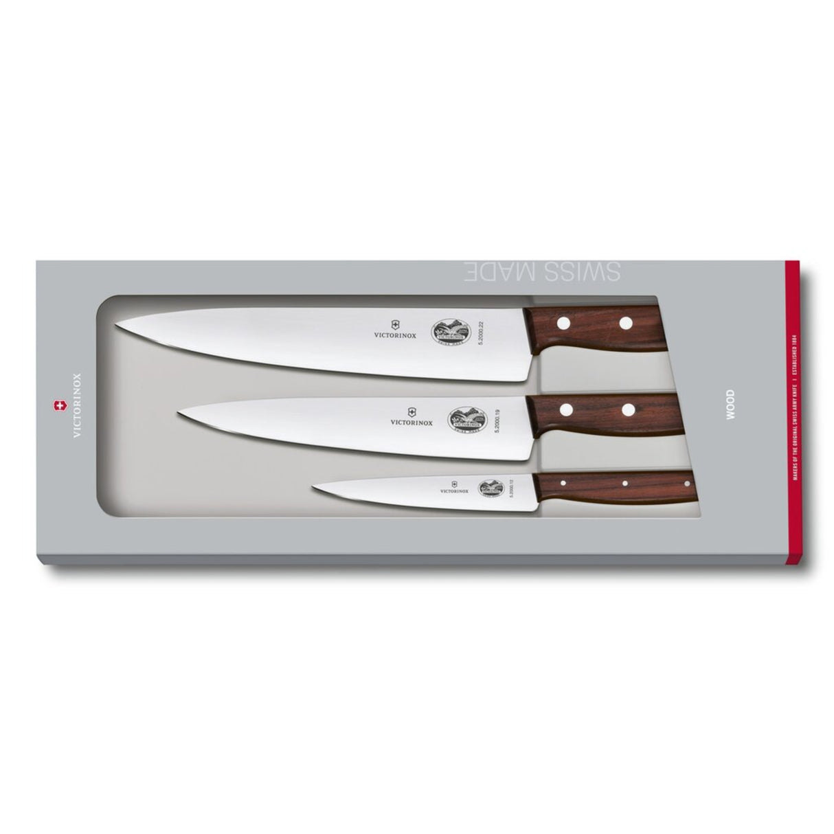Kokkekniv 5.1050.3G s/3 12, 19 og 22 cm
