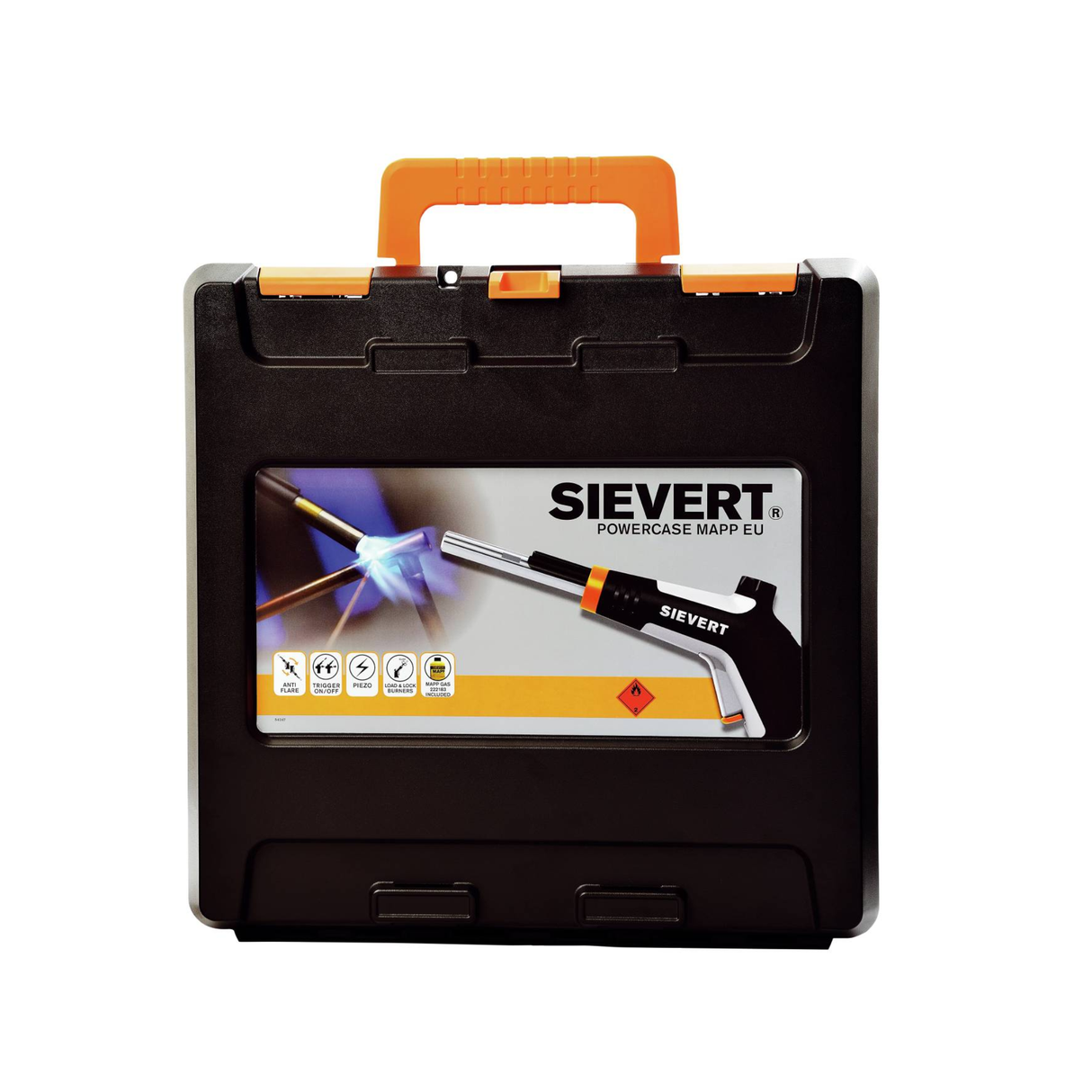 BRENNERSETT POWERCASE SIEVERT 253521 POWERJET MAPP-GAS EU