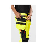 High-Vis 6930, Arbeidsbukse med avtakbare hylsterlommer, Klasse 2