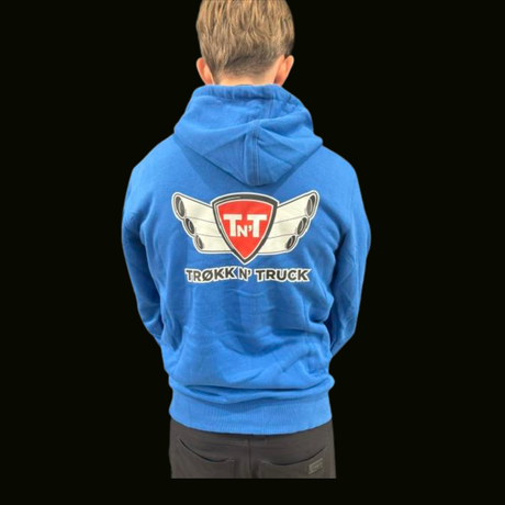 Trøkk n' Truck Blue hoody