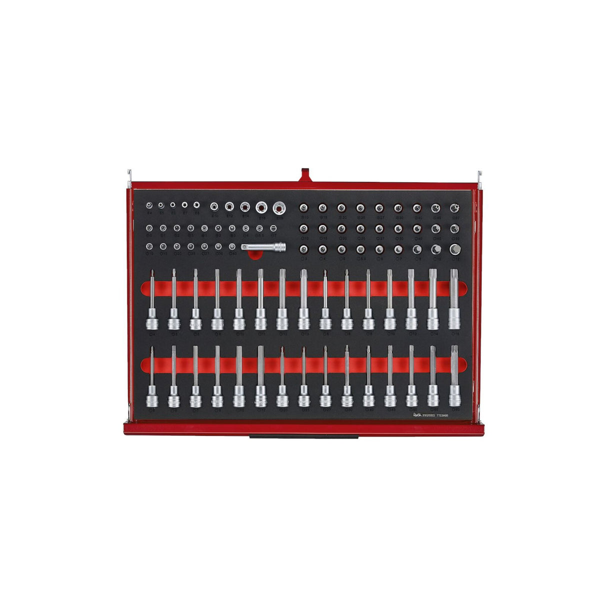 53" PRO35™ Monster stablet verktøysett FOAM 1133 deler rød TKS53R1133F