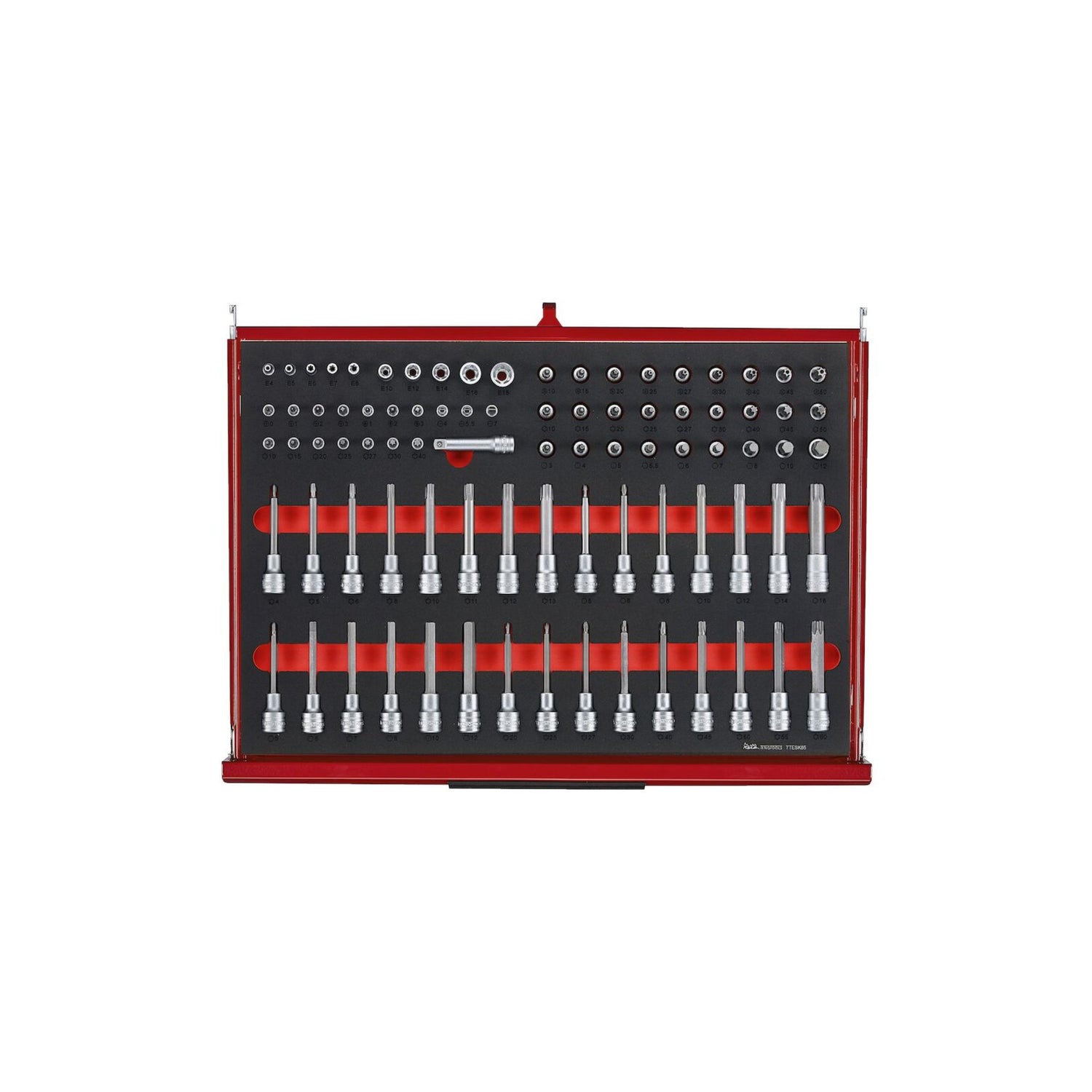 53" PRO35™ Monster stablet verktøysett FOAM 1133 deler rød TKS53R1133F