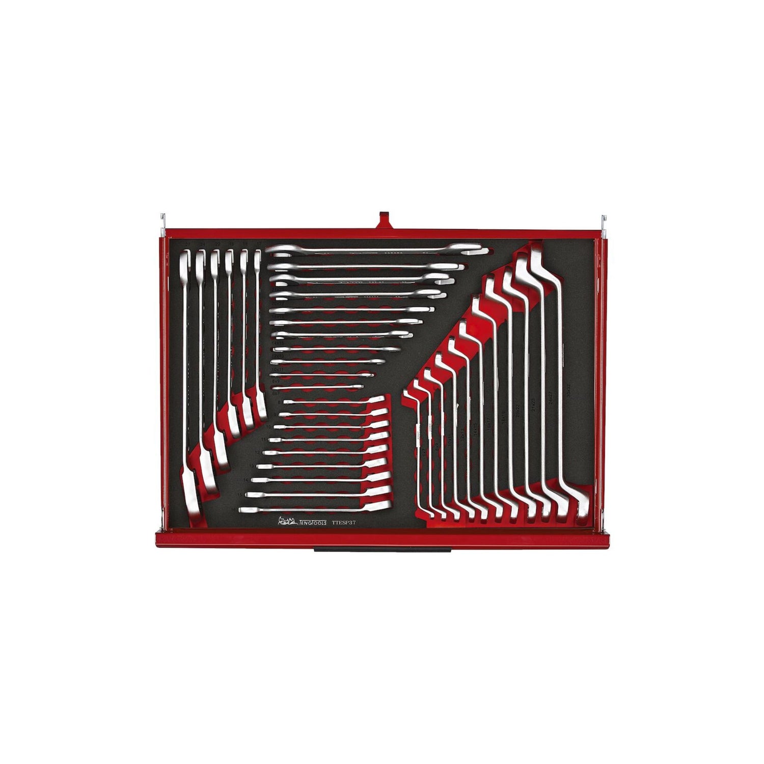 53" PRO35™ Monster stablet verktøysett FOAM 1133 deler rød TKS53R1133F