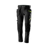 Softshellbukse Snickers med stretch og avtakbare hylsterlommer (6940)