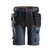 AllroundWork, 6175 Arbeidsshorts i fireveis stretch med hylsterlommer