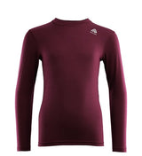 LightWool 140 crewneck Jr Zinfandel