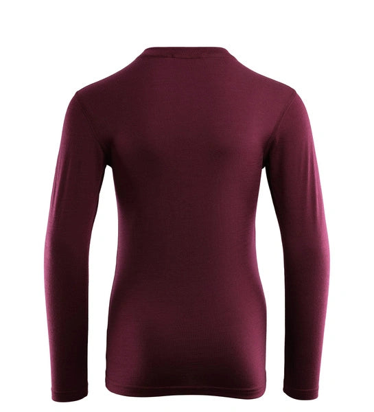 LightWool 140 crewneck Jr Zinfandel