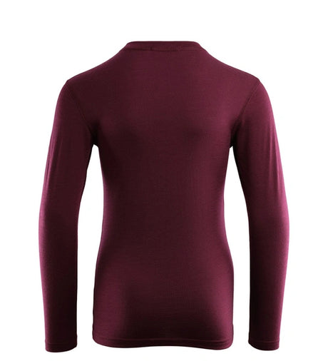 LightWool 140 crewneck Jr Zinfandel