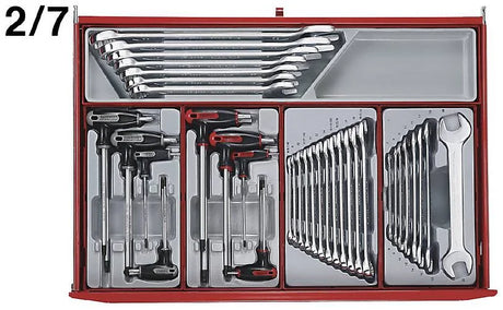 Verktøyvogn med verktøy Teng Tools 277 deler TCMM277EV