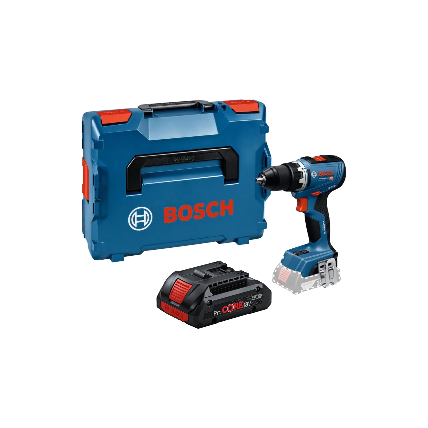 Bor-/skrutrekker Bosch GSR 18V-65 inkl. ProCORE 18V 4.0Ah batteri