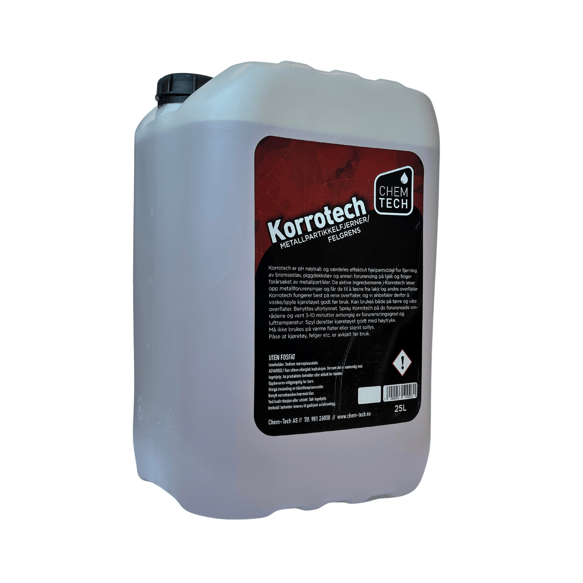 Korrotech felgrens og metallpartikkelfjerner 25 ltr