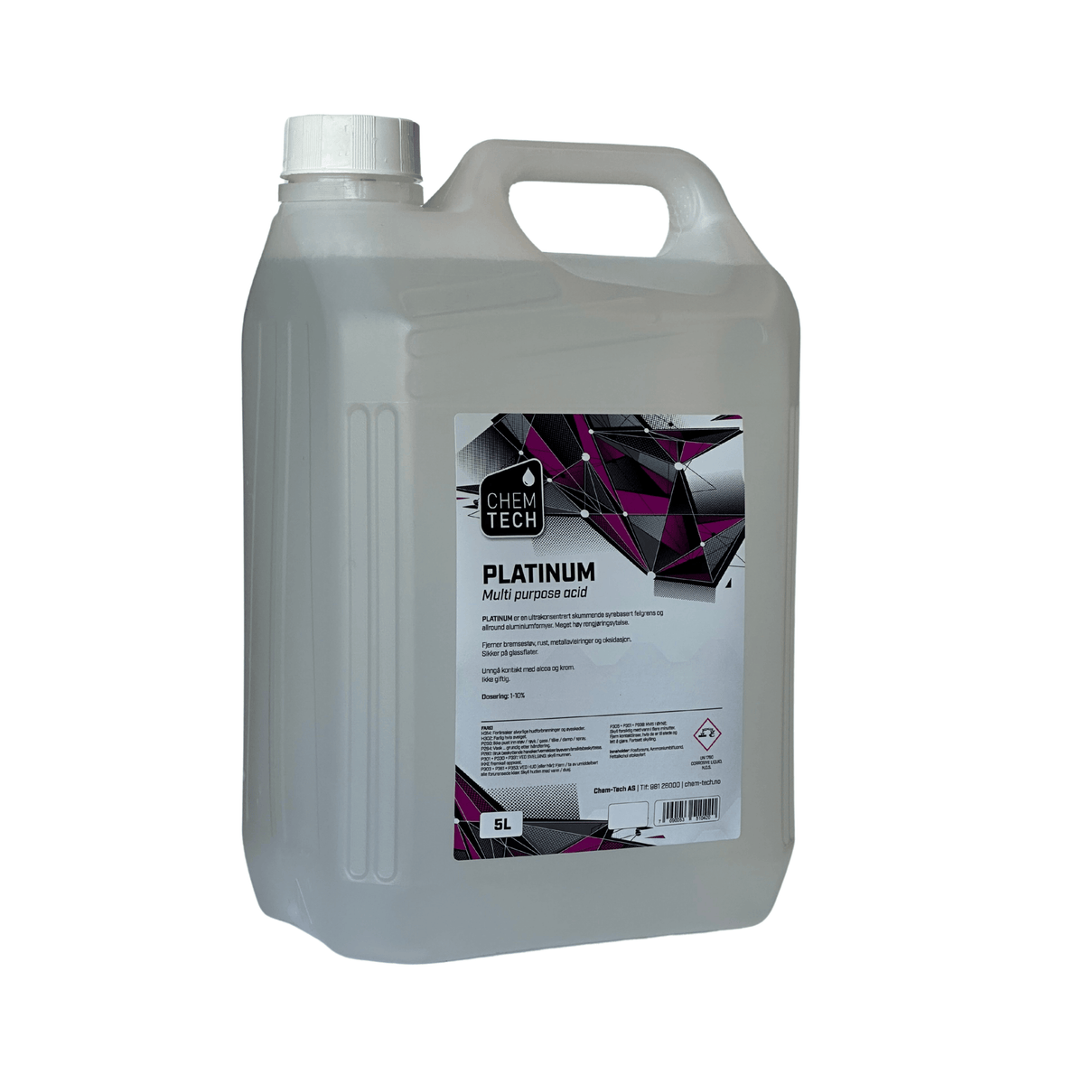 Platinum ultrakonsentrert felgrens 5 liter