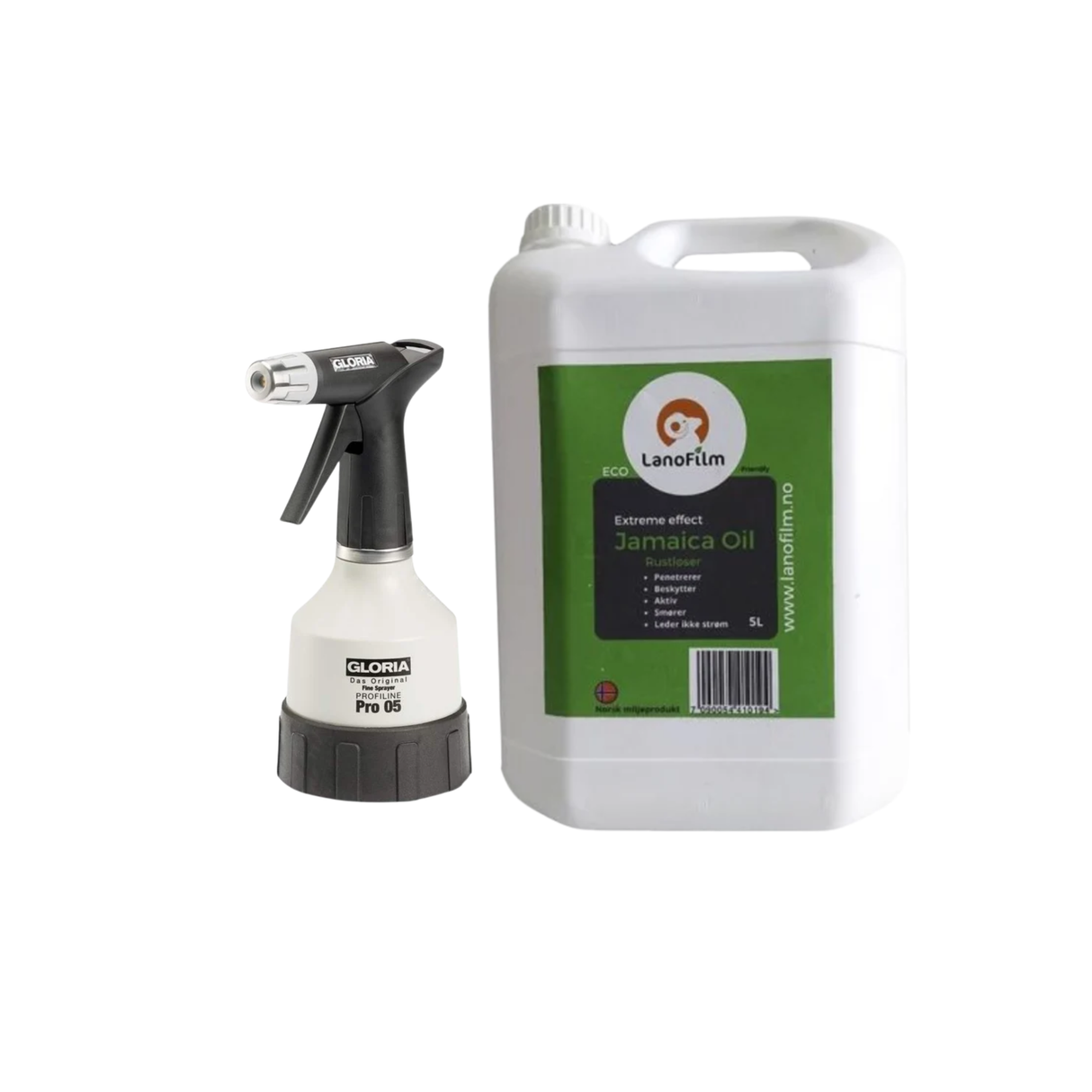 Jamaica oil 5 liter m/Sprayflaske