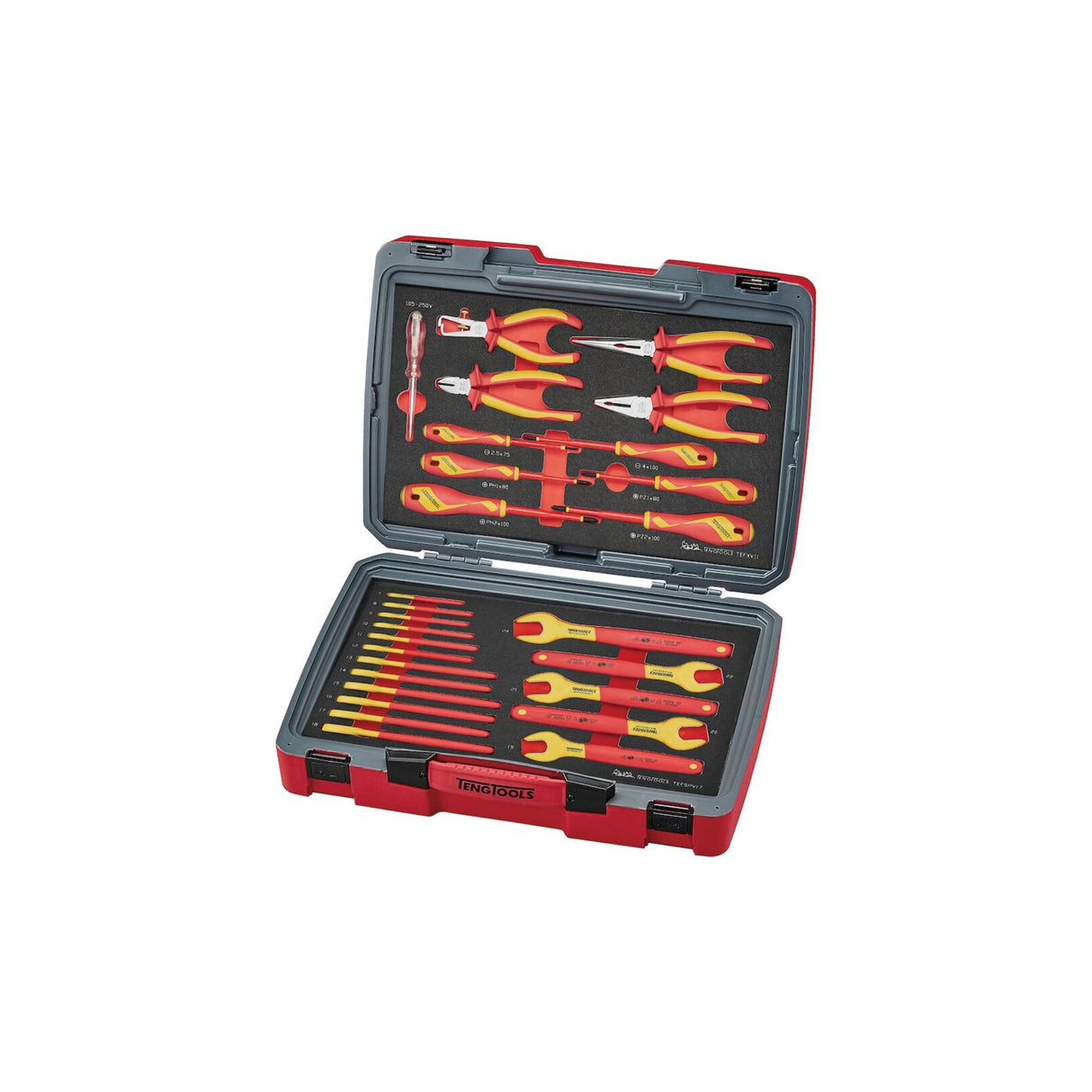 MECCA PRO TC-6 FOAM verktøysett for elektriker, 29 deler TC-6TE05