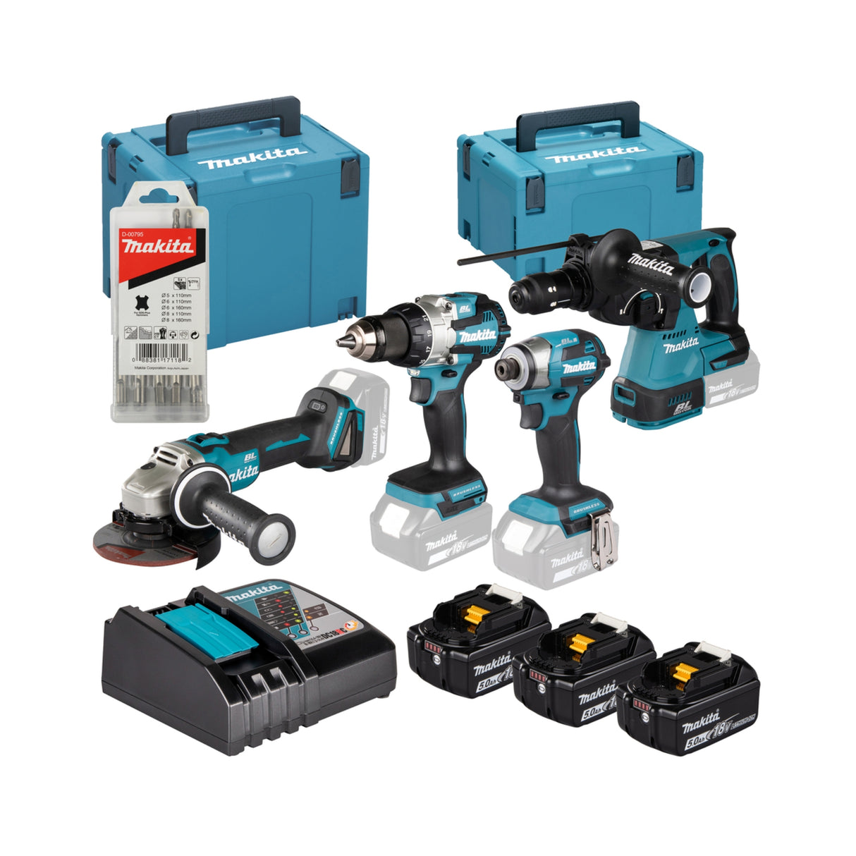 Maskinsett Makita DLX4196JX1 18V LXT