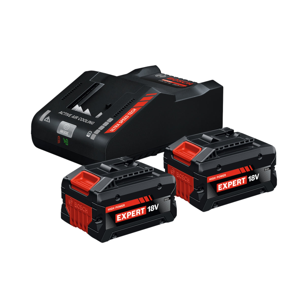 Startsett Bosch EXPERT 2x EXBA18V-80 + EXAL18V-160 (1 600 A03 73T