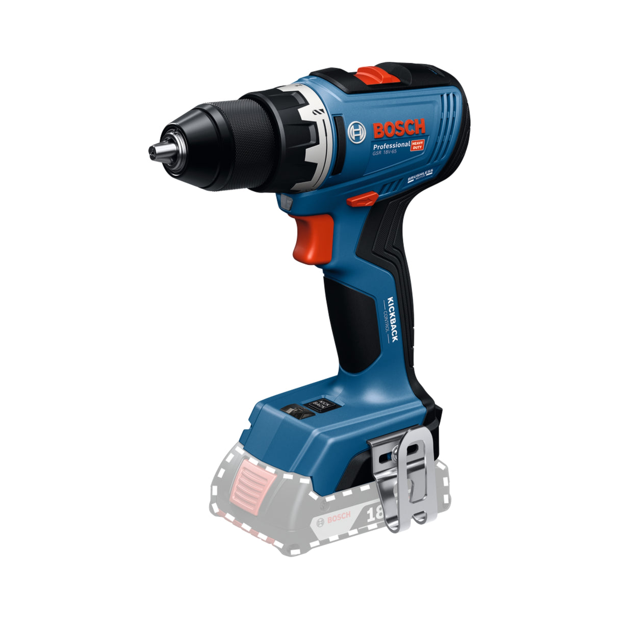 Batteridrevet bor Bosch PRO GSR 18V-65 (0 601 9N3 200)