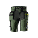 Softshellshorts Snickers stretch og avtakbare hylsterlommer FlexiWork (6140)