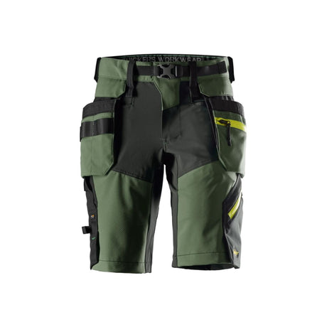 Softshellshorts Snickers stretch og avtakbare hylsterlommer FlexiWork (6140)