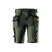 Softshellshorts Snickers stretch og avtakbare hylsterlommer FlexiWork (6140)