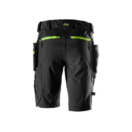 Softshellshorts Snickers stretch og avtakbare hylsterlommer FlexiWork (6140)