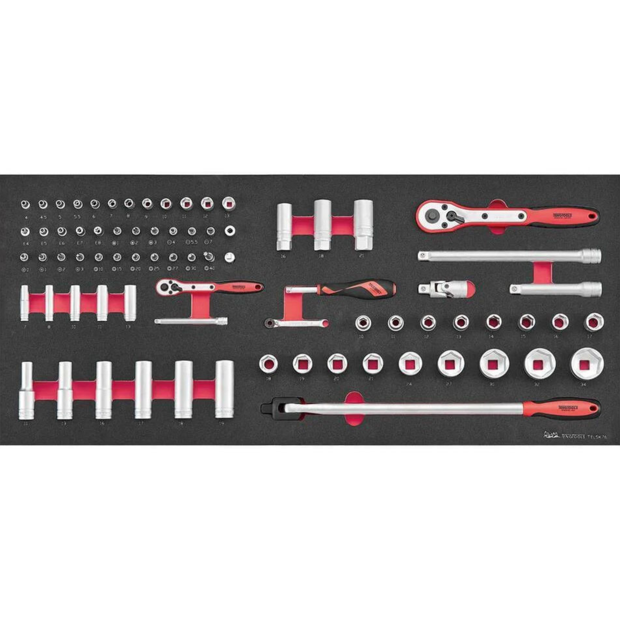 Teng Tools TKW37R525FC Verktøyvogn med verktøy 525 deler