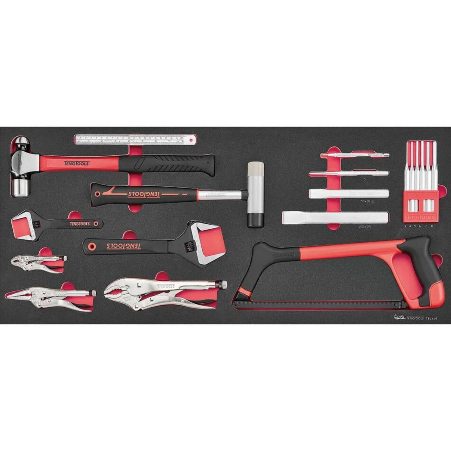 Teng Tools TKW37R525FC Verktøyvogn med verktøy 525 deler