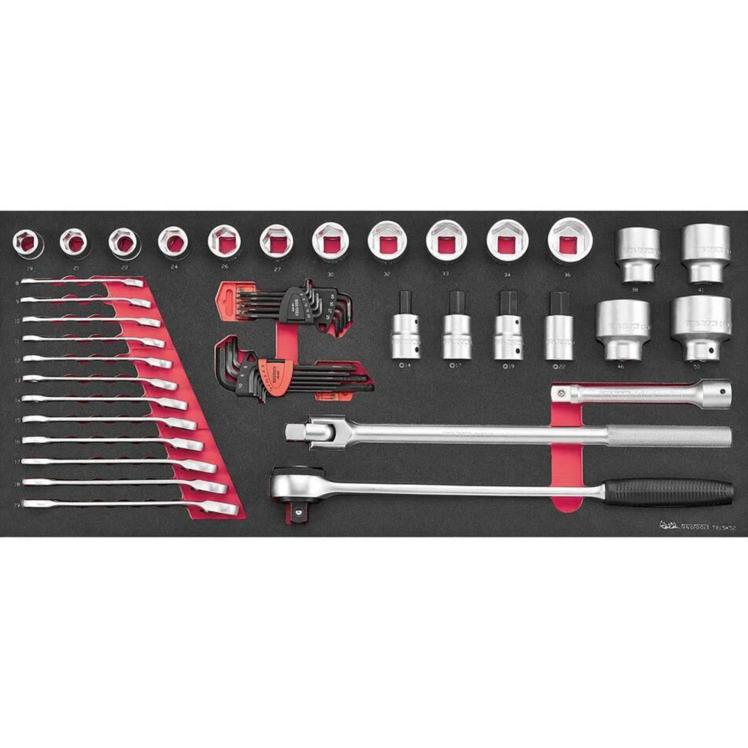 Teng Tools TKW37R525FC Verktøyvogn med verktøy 525 deler