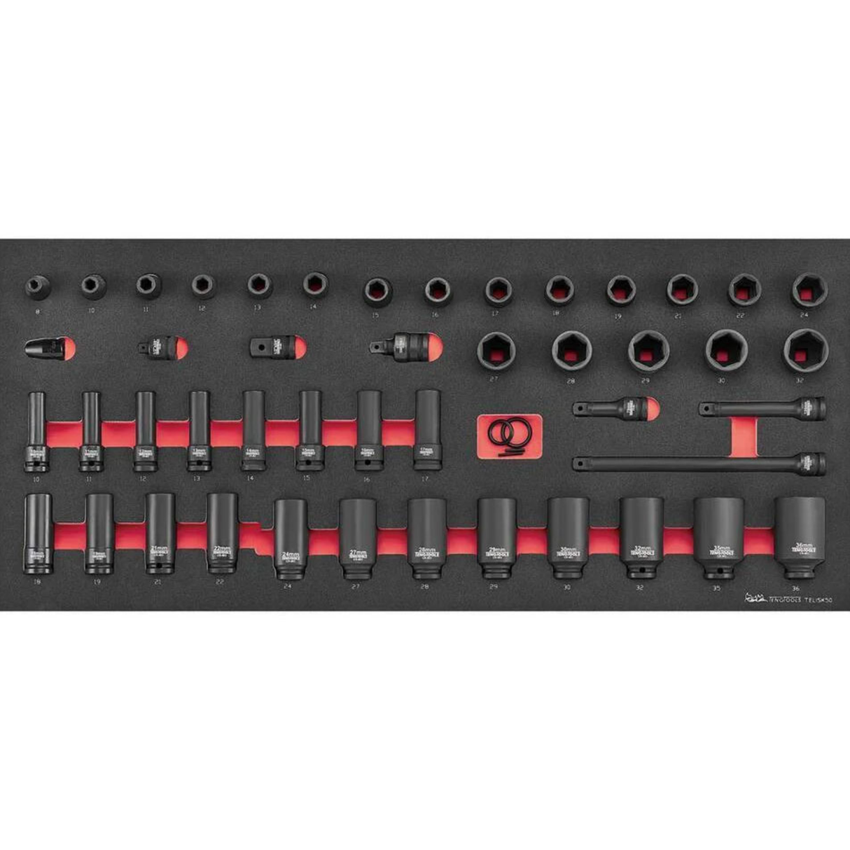 Teng Tools TKW37R525FC Verktøyvogn med verktøy 525 deler