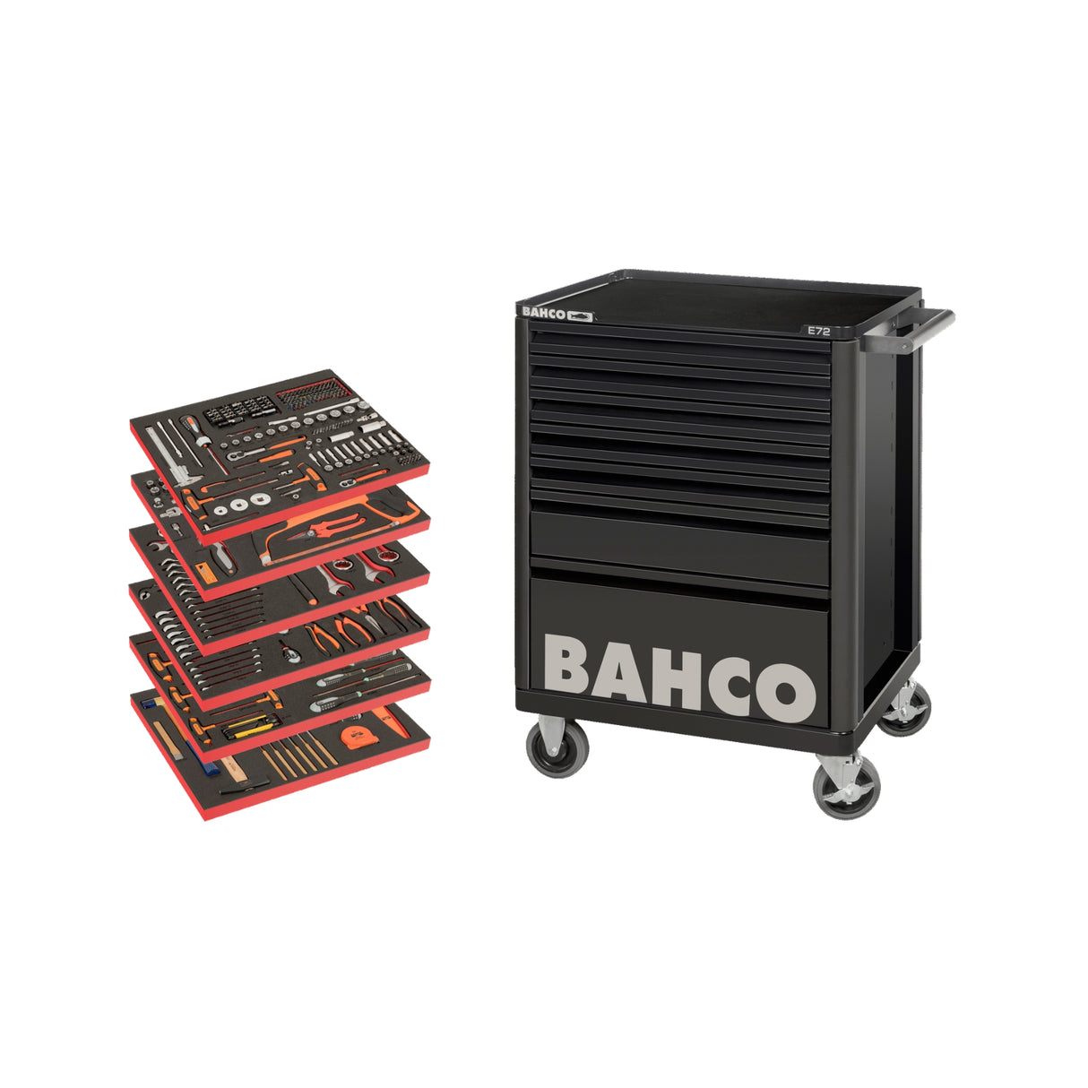 Verktøyvogn Bahco 346 deler Large