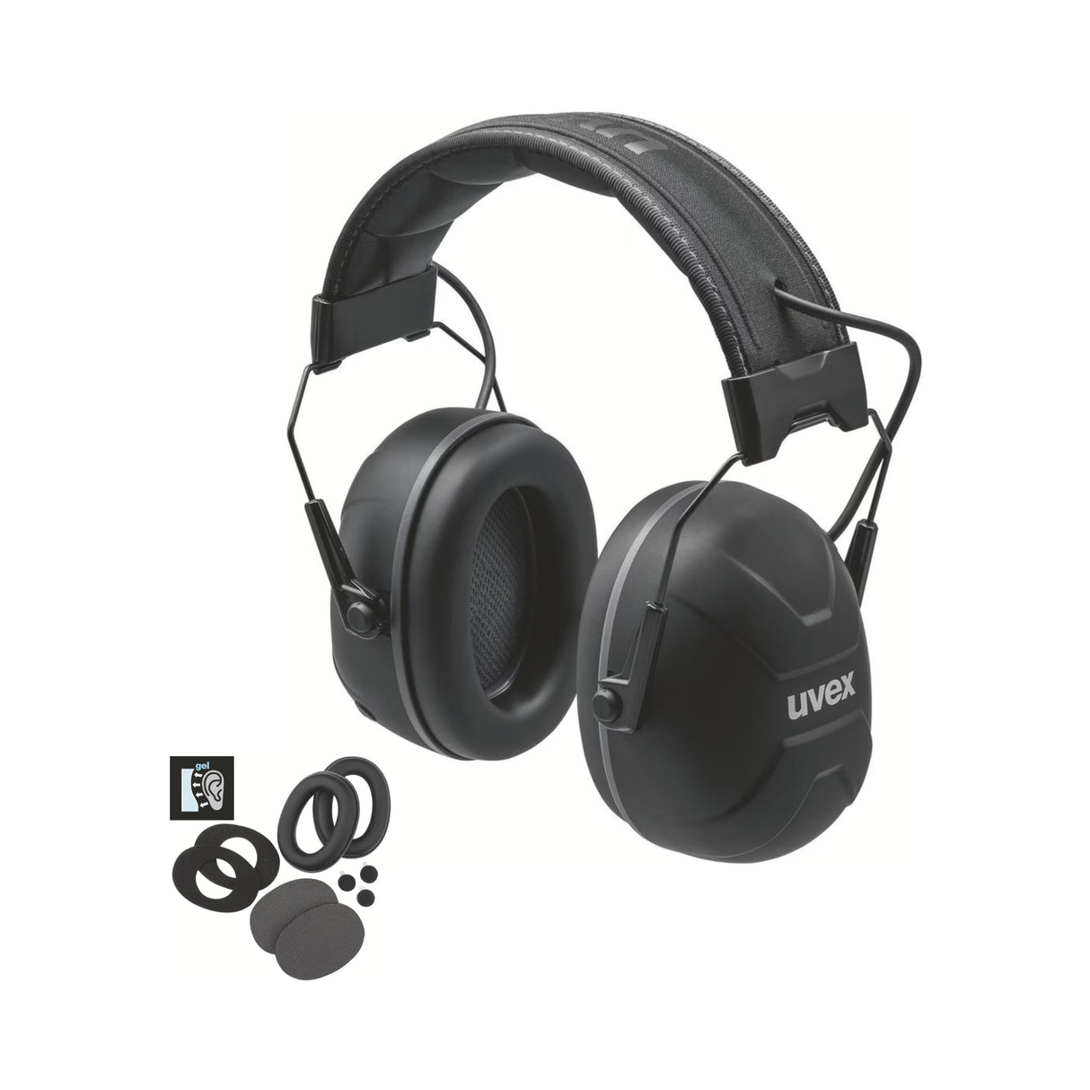Hørselvern uvex Bluetooth aXess one m/gelputer