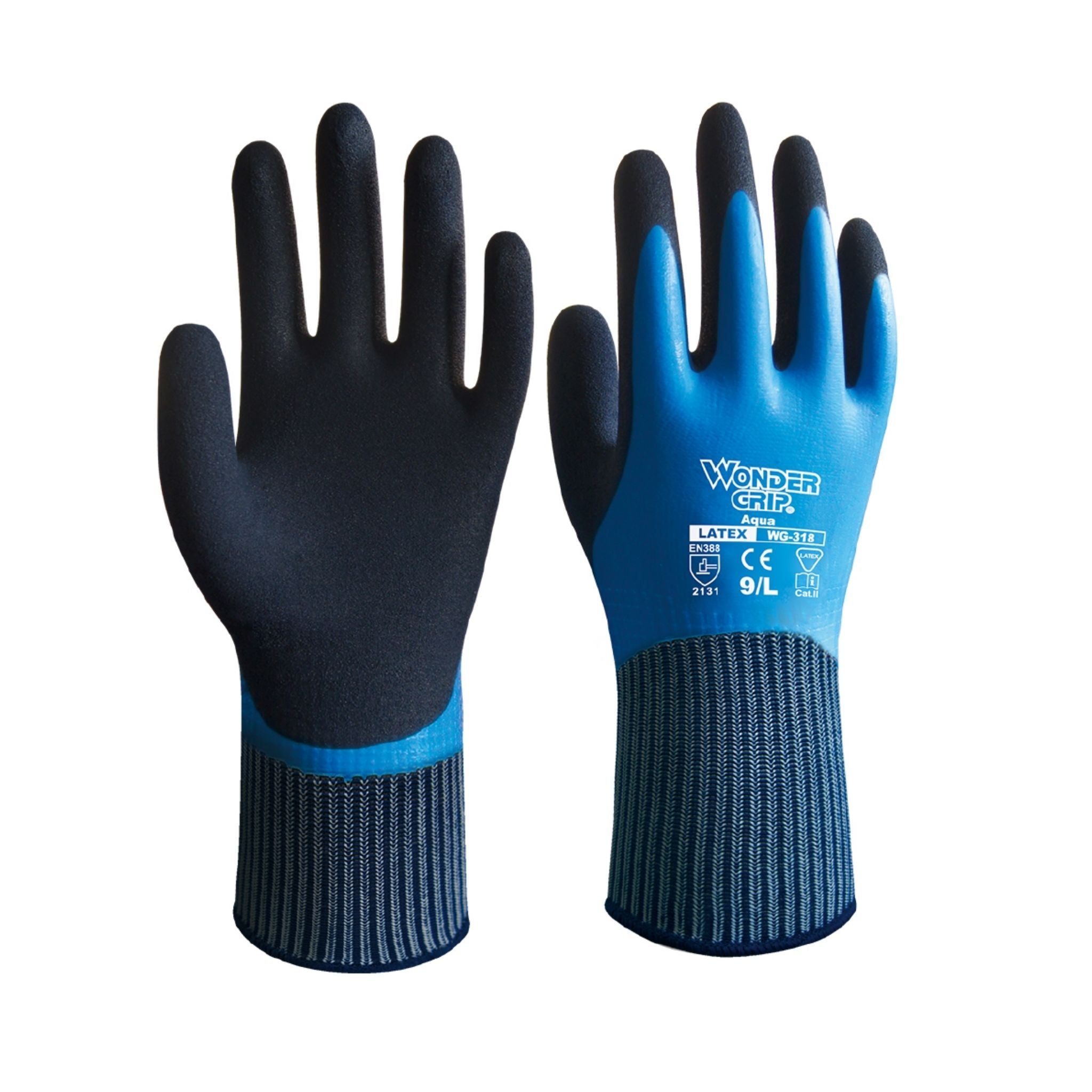 Wonder Grip WG-318 Aqua Latex-Schutzhandschuhe | 7 | TR-WG318-7 Wonder Grip WG-318 Aqua Latex-Schutzhandschuhe | 7 | TR-WG318-7